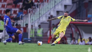 النصر يفوز على الاستقلال بهدف دون رد